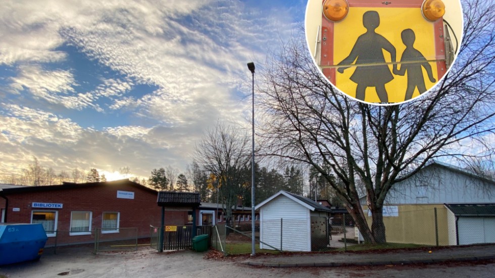 "Vi ser skolan som navet i lokalsamhället och är motståndare till nedläggningen i Strångsjö", skriver insändarskibenterna som tycker att det inte är bussigt att bussa barn. (Arkivbilder)