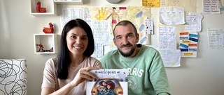 Hon illustrerar flytten från Ukraina i ny barnbok