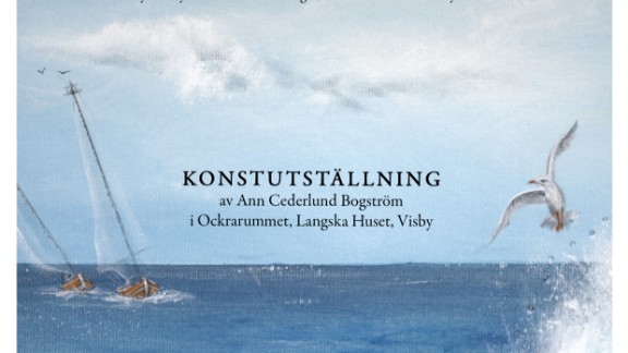 Konstutställning på Langska Huset, "Himmel och hav"