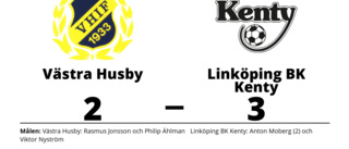 Anton Moberg tvåmålsskytt när Linköping BK Kenty vann