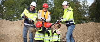 Bygget av den nya förskolan har invigts – "Barnen som gräver kommer själva att få flytta in här"