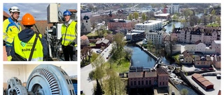 Vatten ger kraft mitt i city i ett av Sveriges äldsta kraftverk • "Is är vår värsta fiende"