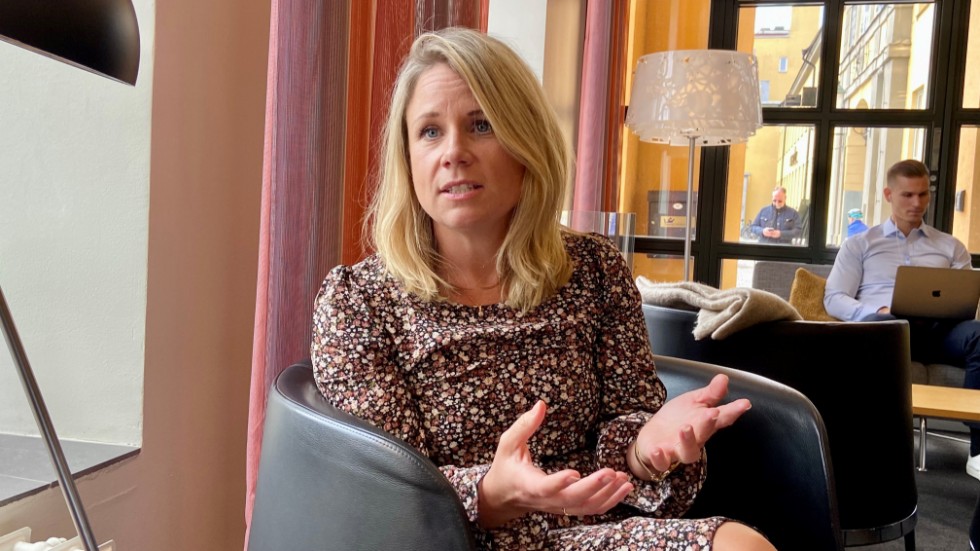 Maria Björk Hummelgren, näringslivspolitisk chef på östsvenska handelskammaren kritiserar delar av regeringens budgetpaket och anser att den är visionslös.