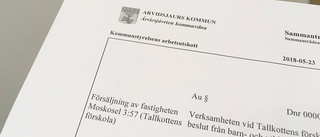 Tallkottens förskola läggs ner