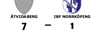 Utklassning när Åtvidaberg besegrade IBF Norrköping