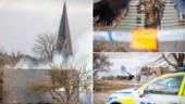 Polisen håller förhör efter branden i Klinte – men den skadade mannen har fortfarande inte kunnat höras