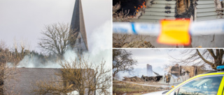 Polisen håller förhör efter branden i Klinte – men den skadade mannen har fortfarande inte kunnat höras