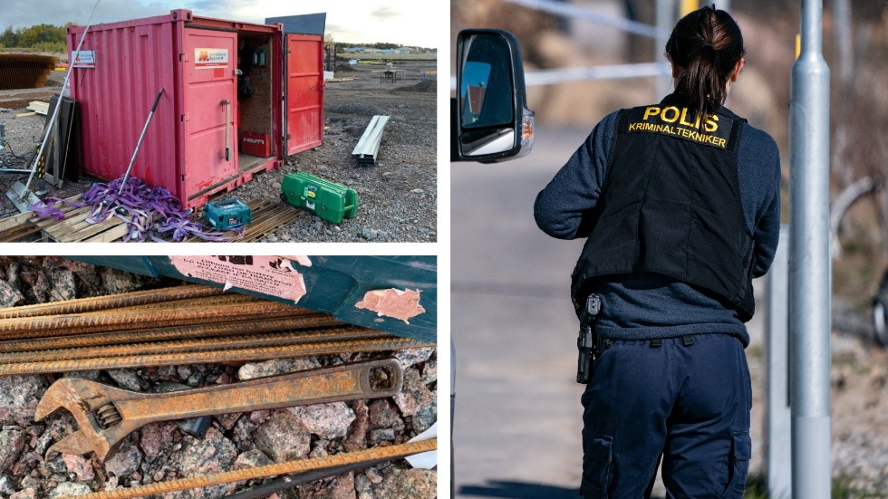 Det var till slut ett fingeravtryck på en skiftnyckel som ledde polisen till en misstänkt gärningsman. Nu åtalas en man i 40-årsåldern för en stor stöld vid en byggarbetsplats i Linköping.