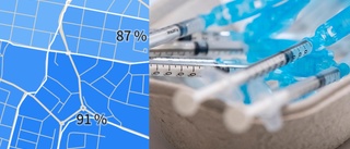 Område för område – så många har vaccinerat sig mot covid-19 där du bor