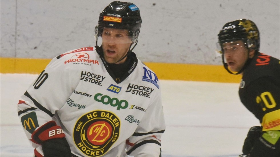 Martin Thörnberg i HC Dalen-tröjan mot Vimmerby.