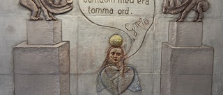 Årbytunneln nerklottrad igen – konstverk med Greta vandaliserat: "Det känns obehagligt"
