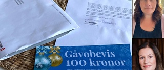 Kommunens julklapp försvann ur kuverten: "Brevet var uppsprättat"