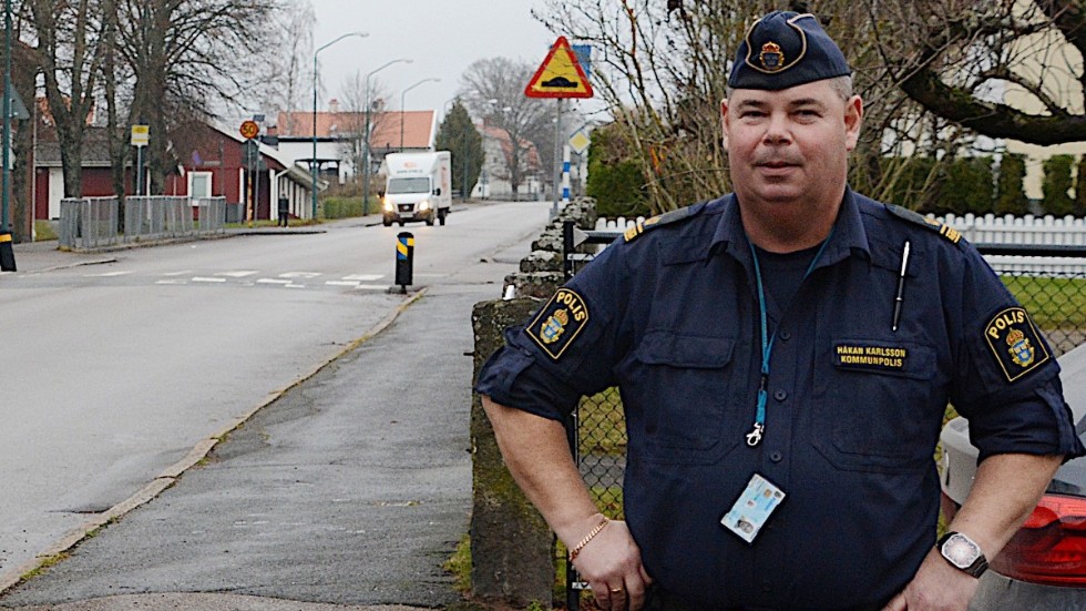 Kommunpolis Håkan Karlsson berättar att det blev 73 fall av hastighetsöverträdelser under förra veckan i Vimmerby och Hultsfred. 