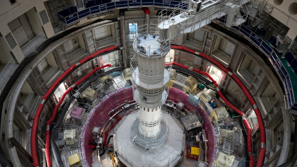 Forskningsreaktorn ITER är på väg att färdigställas i Saint-Paul-Lez-Durance i sydvästra Frankrike. Härifrån kommer avgörande besked runt 2035 om fusionskraften. Arkivbild.