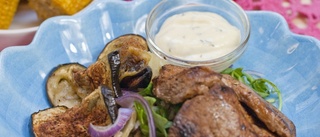 Middagstips: Ljuvlig aubergine med karré