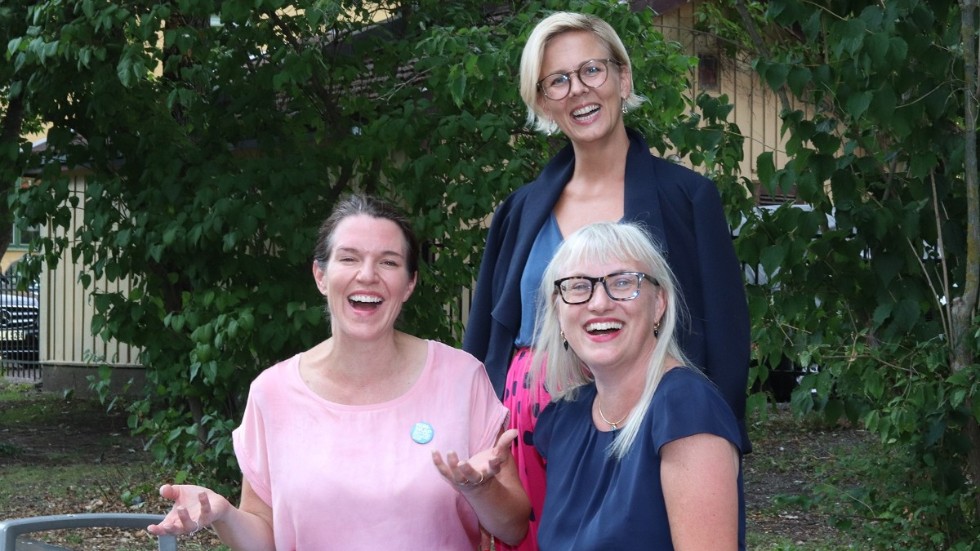 Uppsalaliberalerna Lina Nordquist, Jennie Claesson och Malin Sjöberg Högrell vill ge människor luft under vingarna.