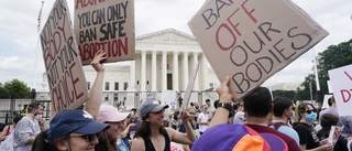 Stora protester mot abortbeslutet