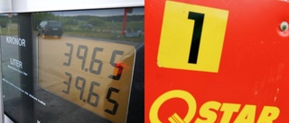 Rusning till bensinmack i Eskilstuna efter tekniskt fel - kostade en krona litern