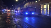 Larm om brand i byggnad i centrala Skellefteå 