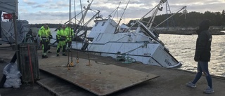 Fiskebåt med 17 ton strömming sjönk efter strömavbrott