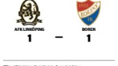 AFK Linköping och Boren kryssade efter svängig match
