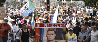 Växande protester 800 mil öster om Moskva