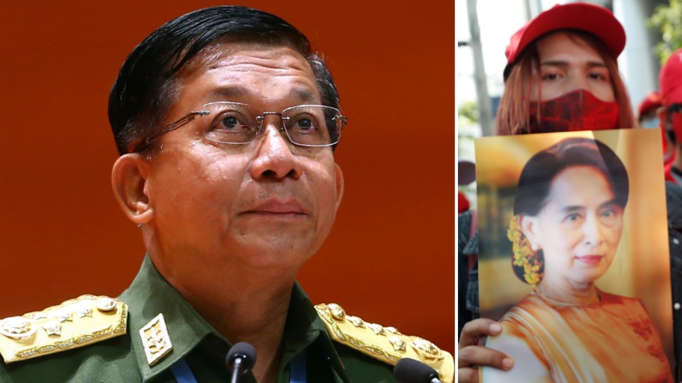 Arméchefen Min Aung Hlaing har tagit kontrollen i Myanmar. Folkvalda Aung San Suu Kyi har arresterats. "Mest intressant var reaktionen från Kina", skriver NSD-krönikören Jesper Bengtsson.