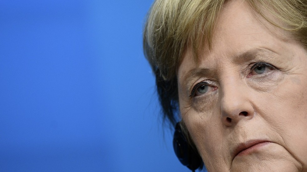 Tysklands förbundskansler Angela Merkel under EU-toppmötet i Bryssel i veckan.