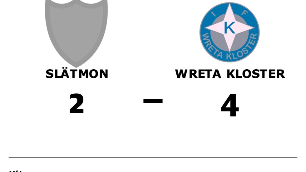 Slätmons BK förlorade mot IFK Wreta Kloster