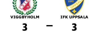 Segersviten sprack för IFK Uppsala mot Viggbyholm