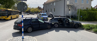 Här slutar polisjakten efter rånet i Malmby – tre personer anhållna