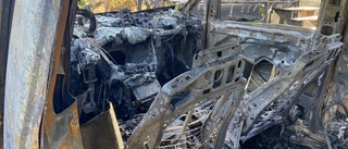 Vårdare upptäckte brand på LSS-boende – polisen: "Bilar brukar inte börja brinna sådär"