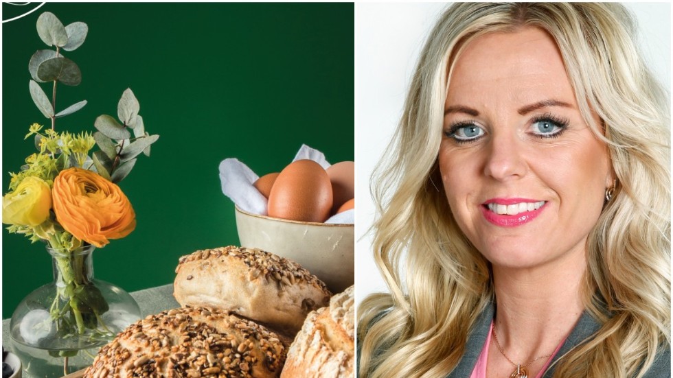 Nu lanseras tjänsten Min frukost, där färskt bröd levereras tillsammans med morgontidningen. Jenny Hoflund är vd för Sörmlands Media.
