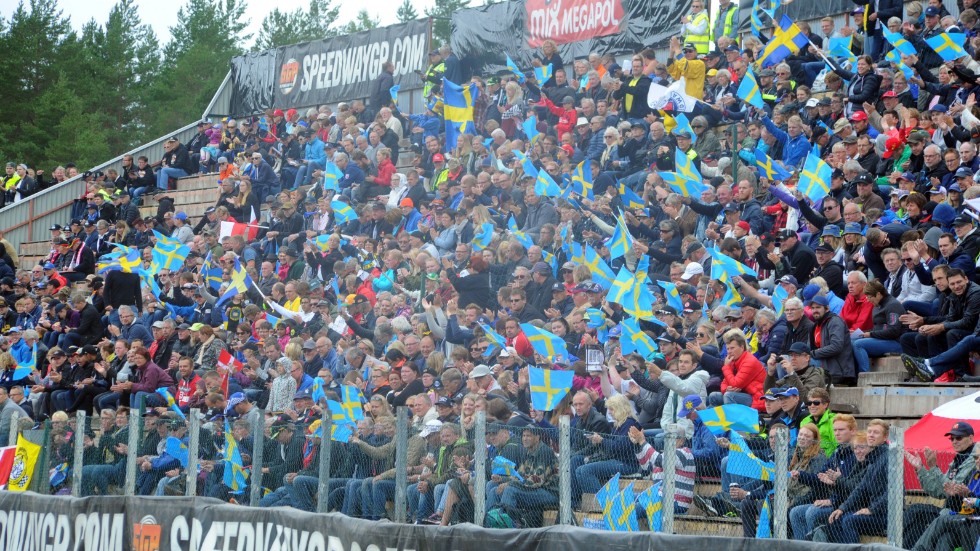 "Vi har fått utökat och får ta in 6000 åskådare", säger Mikael Teurnberg inför helgens Grand Prix i Målilla. Arkivbild.