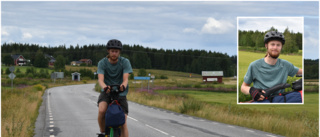 LTU-studenten Marcus, 21, åker på ett hjul genom Sverige – samlar in pengar till välgörenhet