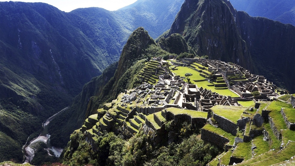 Världsarvsstaden Machu Picchu i Peru byggdes av inkafolket på 1400-talet. Arkivbild.