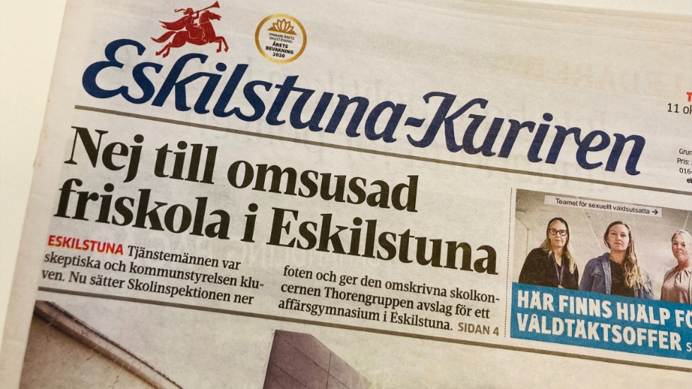 En gång Eskilstunas stolta tidning- vad hände? Skriver insändarskribenten. Chefredaktör Eva Burman svarar på kritiken.