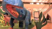 Stadsbiblioteket invaderat av dinosaurier