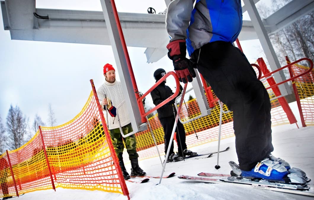 Det går att åka skidor