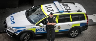 Nio procent färre poliser på Uppsalas gator