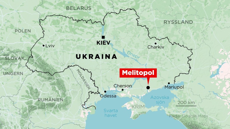 Borgmästaren Ivan Fedorov fördes bort i Melitopol för några veckor sedan.