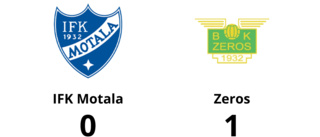 Arvid Vumritz blev matchhjälte för Zeros borta mot IFK Motala