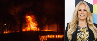 Laila Bagges skönhetsprodukter brann upp i Norrköping