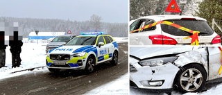 Kollision på E4 mellan Piteå och Skellefteå – lastbil inblandad
