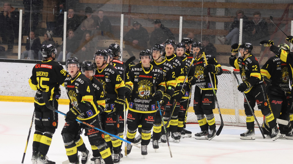 Vimmerby Hockey har skaffat sig ett guldläge efter att ha tagit ledningen med 2-0 i matcher i semifinalserien mot Troja/Ljungby.