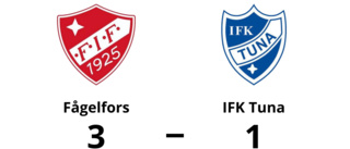 Anton Carlssons mål räckte inte när IFK Tuna föll mot Fågelfors