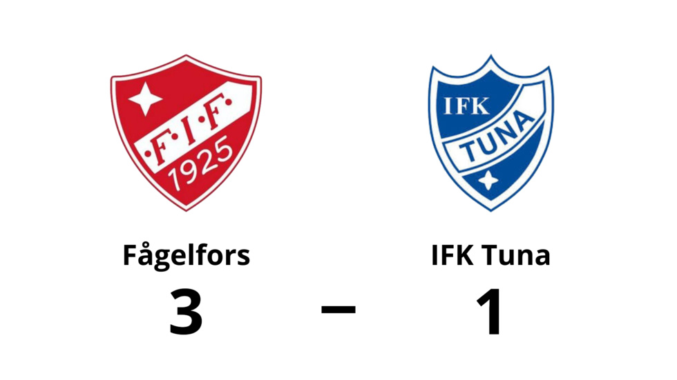 Fågelfors IF vann mot IFK Tuna