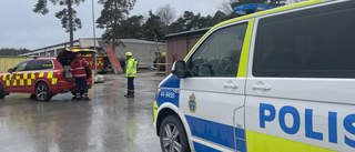 200 liter olja läckte ut i Visby – kranbil hade gått sönder