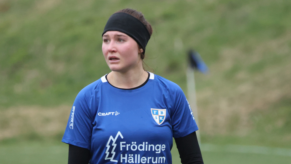 Nathalie Strande gjorde två mål för Frödinge Dam.
