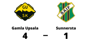 Dillan Ismail gjorde två mål när Gamla Upsala vann